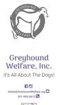 Mobile Screenshot of greyhoundwelfare.org